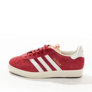 adidas Originals Gazelle sneakers in burgundy and white (unisex)